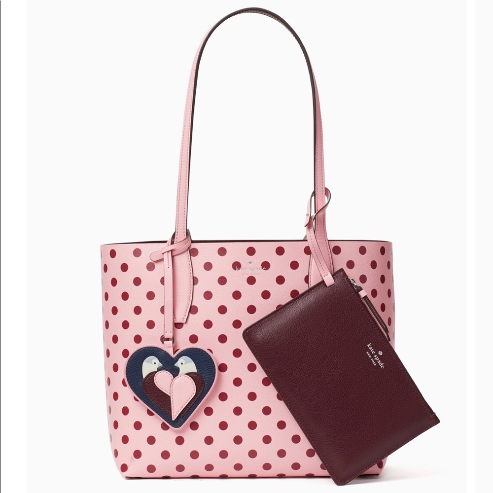 SALE: Kate Spade ♠️ pink multi reversible tote